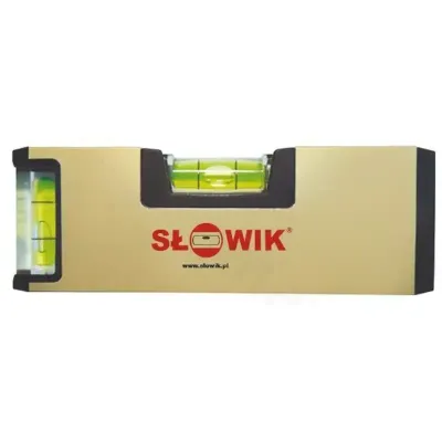 Poziomica kieszonkowa złota 14 cm PK2 Słowik