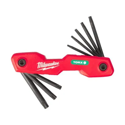 MILWAUKEE ZESTAW SKŁADANYCH KLUCZY TORX 8szt