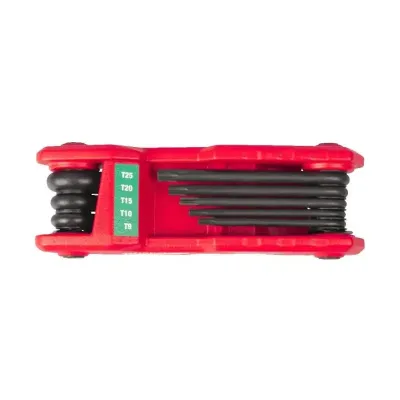 MILWAUKEE ZESTAW SKŁADANYCH KLUCZY TORX 8szt
