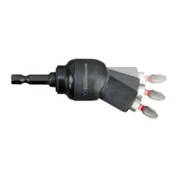 Nasadka udarowa 1/4" kątowa Knuckle, z bitami