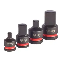 MILWAUKEE ZESTAW ADAPTERÓW UDAROWYCH set-4pc