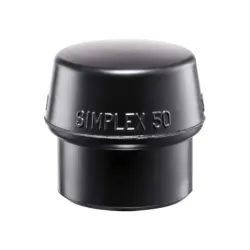 Końcówka SIMPLEX 60mm – czarna guma Halder