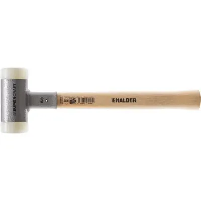 Młotek bezodrzutowy SUPERCRAFT 20mm  – nylon Halder