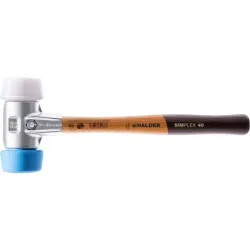 Młotek SIMPLEX 50mm – miękki elastomer + superplastik Halder 3117.051