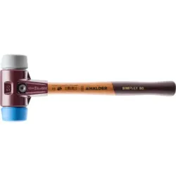Młotek SIMPLEX 60mm – miękki i średnio twardy elastomer Halder 3013