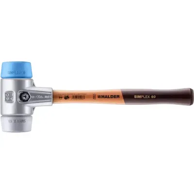 Młotek SIMPLEX 60mm – miękki i średni elastomer Halder 3113.060
