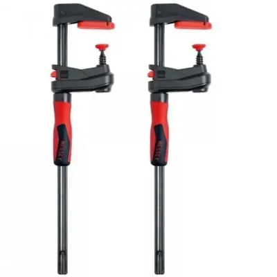 Zestaw 2 ścisków GK15 + młotek Halder 3117.051 dwuobuchowy 50/40 mm