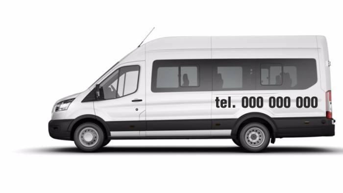 Naklejka nr telefonu