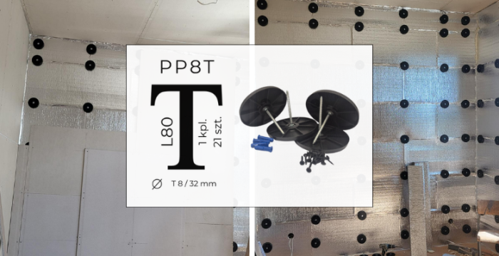 PROFIL PUNKTOWY PP8T (ŚCIANA/SUFIT)