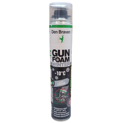 DEN BRAVEN Piana pistoletowa zimowa Gun Foam Winter 750ml