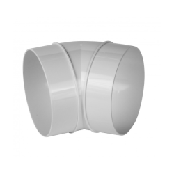 AW Kolano kanału okrągłego (fi100) 45 stopni (KO100-23/45)