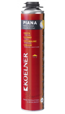 KOELNER Piana montażowa pistoletowa 750ml