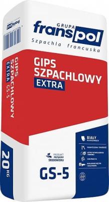 Gips Szpachlowy Extra GS-5 20kg FRANSPOL