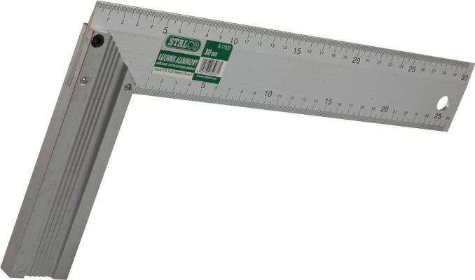 Kątownik Aluminiowy 400mm Stolarski "STALCO" S-11940