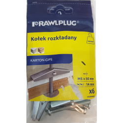 SPO Metalowa śruba do montażu w płytach kartonowo-gipsowych RAWLPLUG R-S3-SPO5050/6