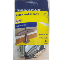 SPO Metalowa śruba do montażu w płytach kartonowo-gipsowych RAWLPLUG R-S3-SPO6080/6