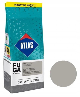 Fuga ceramiczna stalowy (203) 5kg Atlas