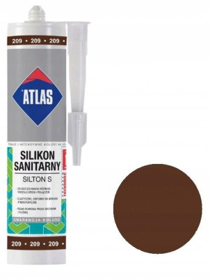 ATLAS silikon kasztanowy (209)