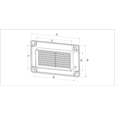 AW Osłona kanału płaskiego (75x150) (KP75-30)