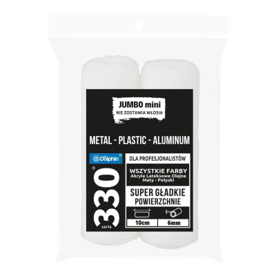 Wałek Jumbo Mini Acrylic K10W6 (2szt.) 10cm Dolphin 330