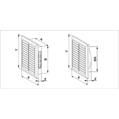 AW Osłona went. 11x27 TUS T63 biały