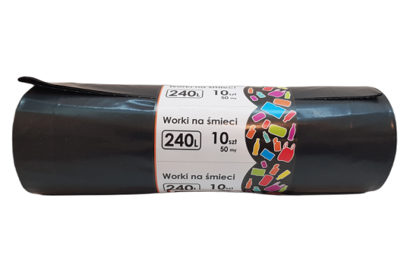 Worki na śmieci 240l 10szt.
