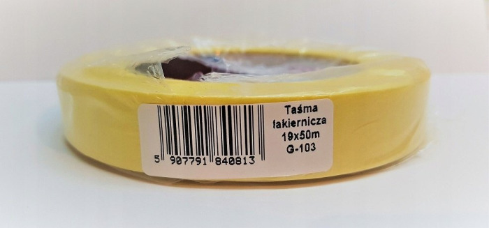 Taśma malarska Gerband 19mm/50m lakiernicza