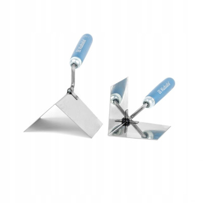 Kielnia kąt wew. uchwyt bukowy 97x120 mm 0914