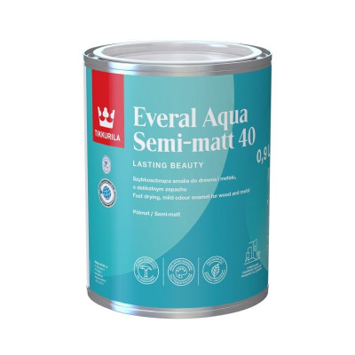 Tikkurila Everal Aqua Semi Matt [40] 0,9l (baza A)