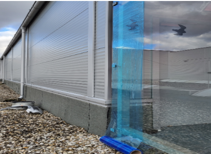 Samoprzylepna folia do podłóg i okien 25cm x 100m