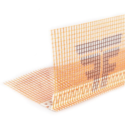 Profil Okapnikowy PCV typu T podtynkowy z siatką 145g 250cm 2,5m