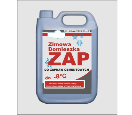 Plastyfikator do zapraw, zimowy ZAP 5L -8°C