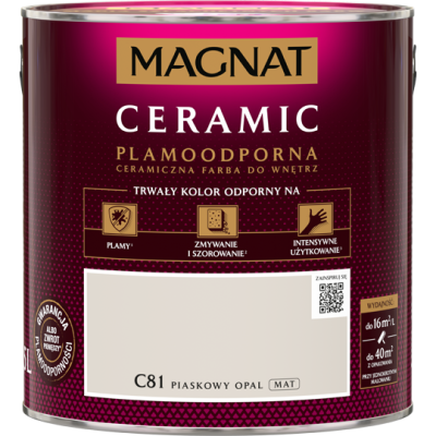 Farba MAGNAT CERAMIC C81 Piaskowy Opal 2,5L