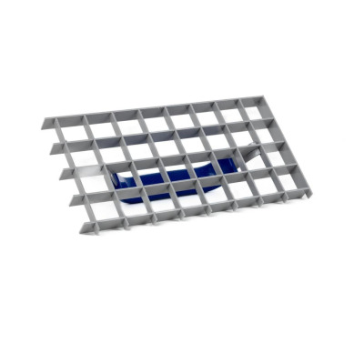 Zdzierak ze stali do tynków, spawany uchwyt z tworzywa 145x285 mm (1401) KUBALA