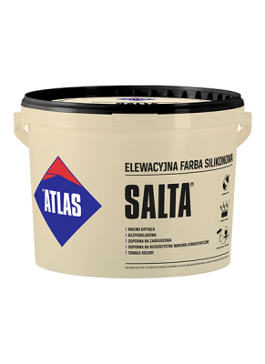 Farba elewacyjna silikonowa (baza biała) 10l Salta ATLAS