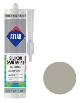 ATLAS silikon szary (035) 280ml