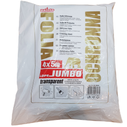 Folia malarska ochronna TRANSPARENT JUMBO 0,8 4x5m