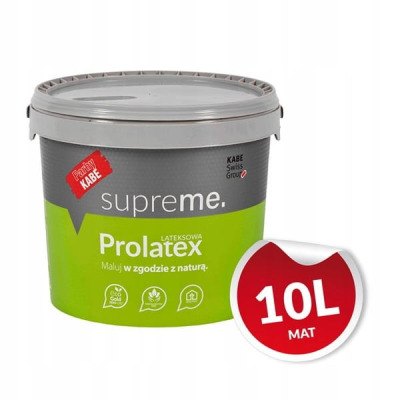 Farba lateksowa Prolatex Kabe 10l - baza A