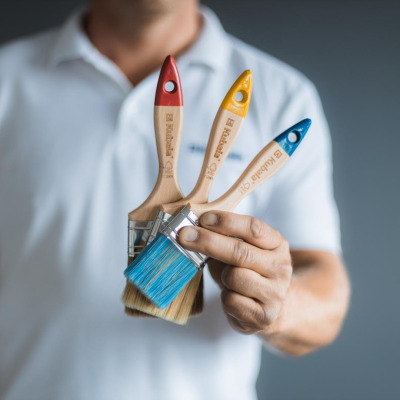 KUBALA Pędzel płaski wodorozcieńczalne 4522