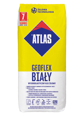 Atlas Geoflex 5kg biały - klej elastyczny C2TE żelowy