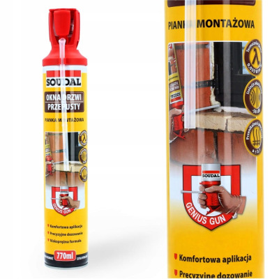 SOUDAL PIANA MONTAŻOWA WĘŻYKOWA GG 770 ML