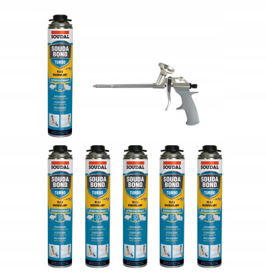 SOUDAL SOUDABOND EASY TURBO PL KLEJ BUDOWLANY 152562