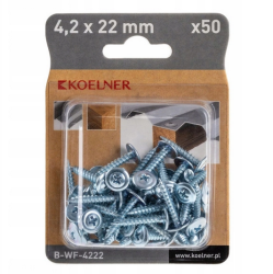 KOELNER BLACHOWKRĘT DO BLACH CIENKICH 4,2x22mm B-WF-4222 (50szt.)