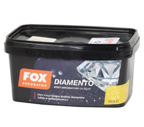 FOX FARBA DEKORACYJNA DIAMENTO GOLD 1L