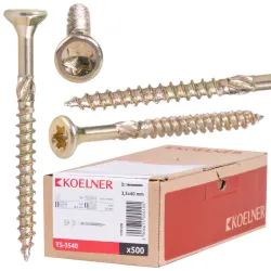 KOELNER WKRĘT DO DREWNA HARTOWANY 3,5X40mm TS-3540 (500szt.)