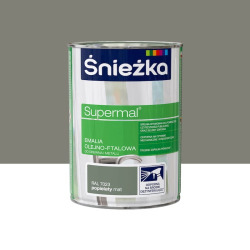 ŚNIEŻKA SUPERMAL FTALOWA POPIELATY ŚREDNI 0,8L