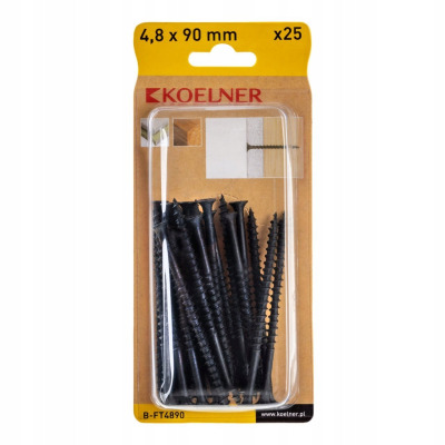 KOELNER wkręt do drewna 4,8×90 mm B-FT4890 (25 szt./op.)