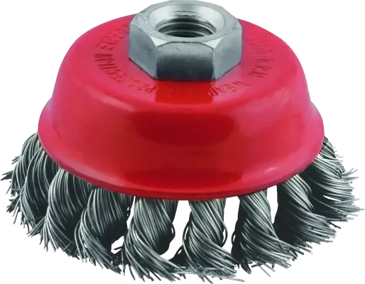 Modeco szczotka doczołowa 80 mm stal do szlifierki kątowej MN‑69‑134