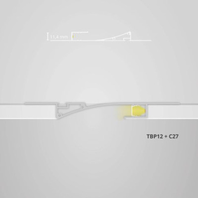 Profil architektoniczny TBP12 LED do suchej zabudowy 2m.