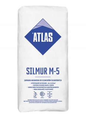 SILMUR ATLAS zaprawa murarska 25kg M5 (szary)